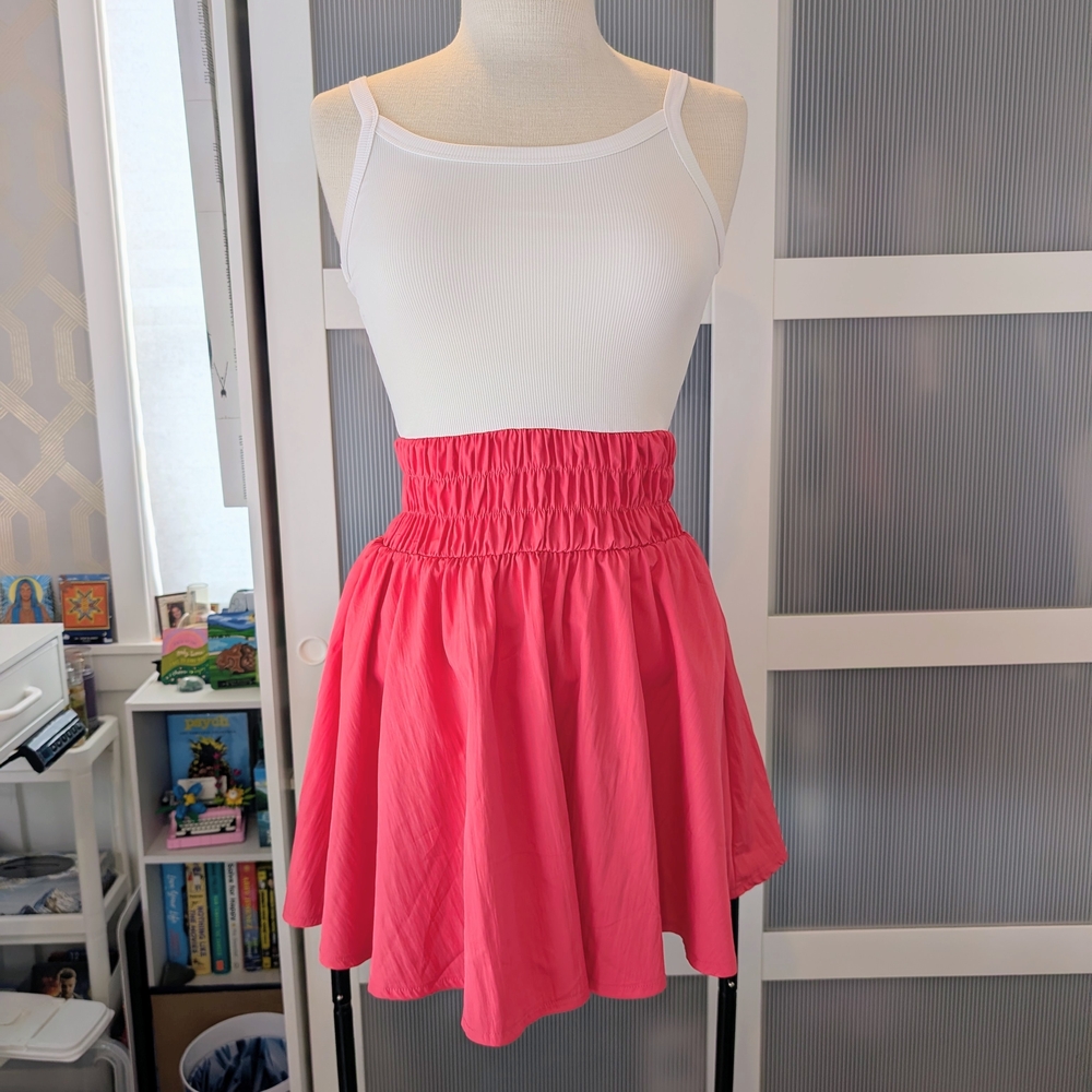 Vibrant Pink Skater Dress